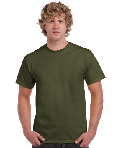 Gildan Heavy Cotton TM Adult T-Shirt XXL,Militär Grün von Gildan