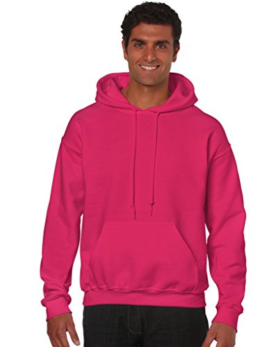 Gildan Erwachsene 50/50 Kapuzenpullover Uni 18500 Gr. L, Heliconia von Gildan