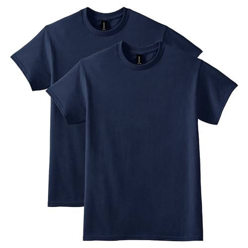 Gildan Herren DryBlend, Style G8000, Multipack T-Shirt, Marineblau, 2 Stück, XX-Large (2er Pack) von Gildan