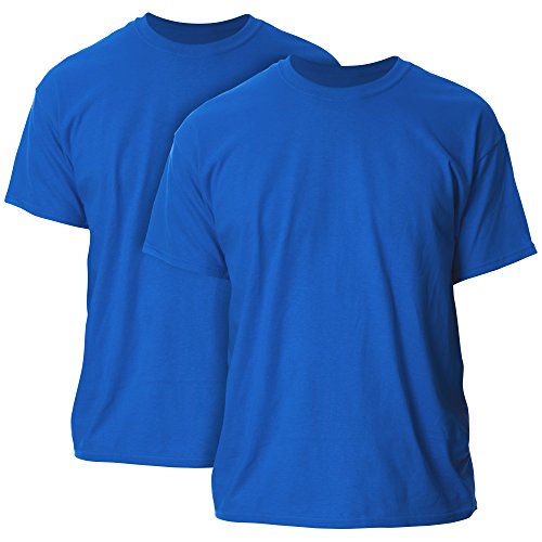 Gildan Herren Ultra Cotton Adult, 2-Pack T-Shirt, königsblau, 4X-Groß (2er Pack) von Gildan