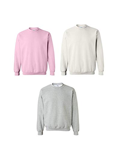 Gildan Men's Fleece Crewneck Sweatshirt 3-Pack von Gildan