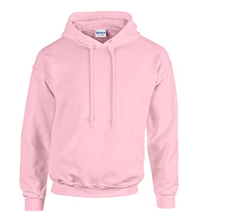 Gildan Sweatshirt mit Kapuze Heavy Blend XXL,1x Light Pink & 1 HLKauf Block von Gildan