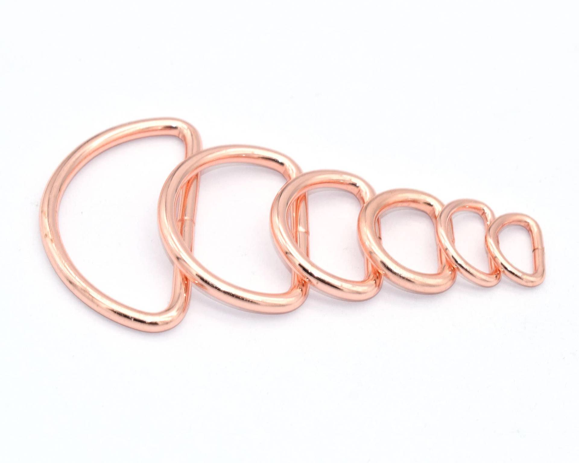 Roségold D Ring Geldbörse Ringe Schiebeschnallen Taschenverschlüsse Schnallen Gürtelgurt Schnalle Taschenverschluss Für Leder Suchen Gurtband von GinAccessoriesHeaven