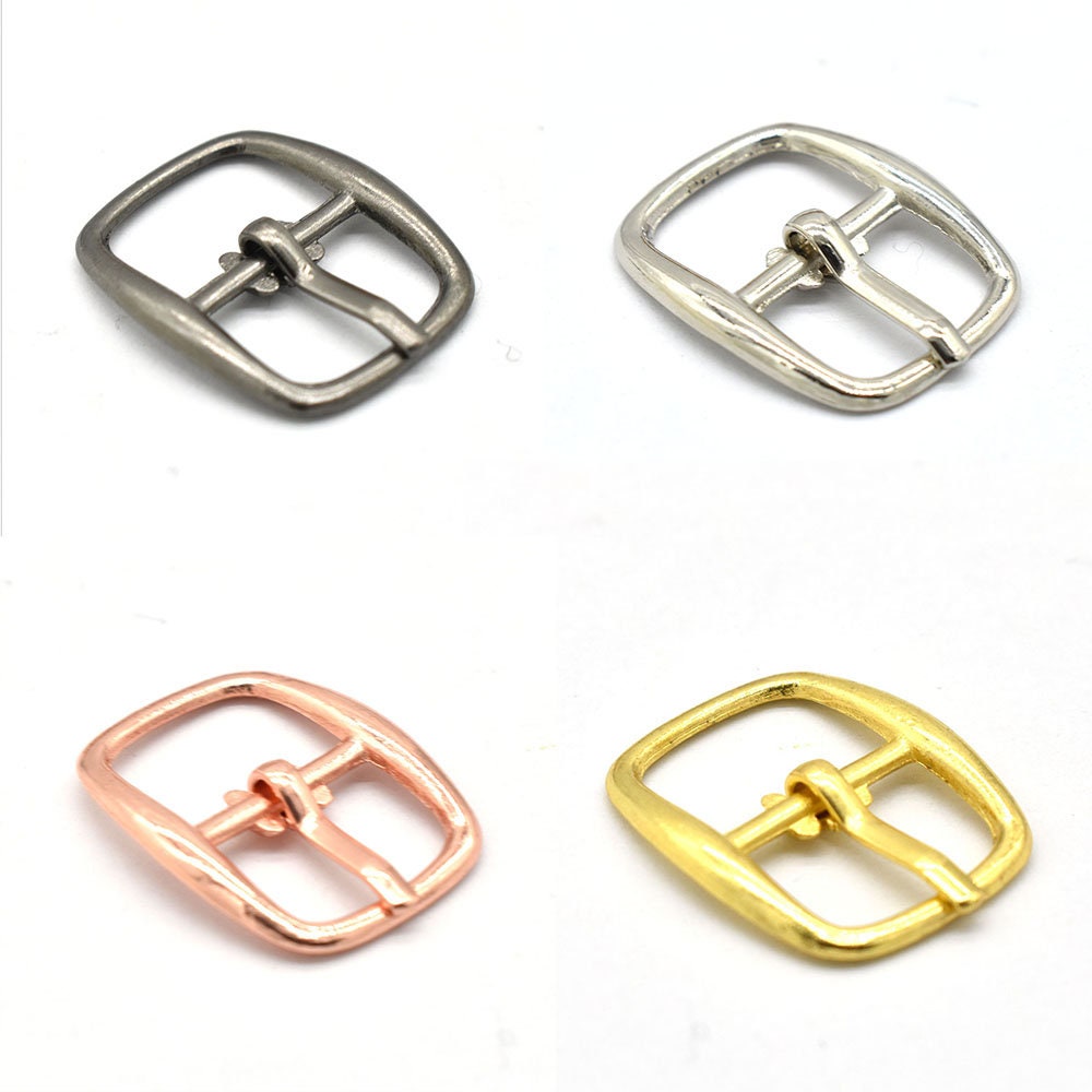 Verstellbar Schiebeschnalle - 13mm 4 Farben Single Prong Schnalle Tasche Zubehör Pin Bar Schnallen Schuhschnalle Für Geldbörse Gürtel Machen 20stk von GinAccessoriesHeaven