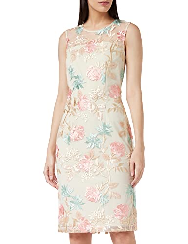 Gina Bacconi Damen Women's Embroidered Dress Cocktailkleid, Multi, 38 von Gina Bacconi