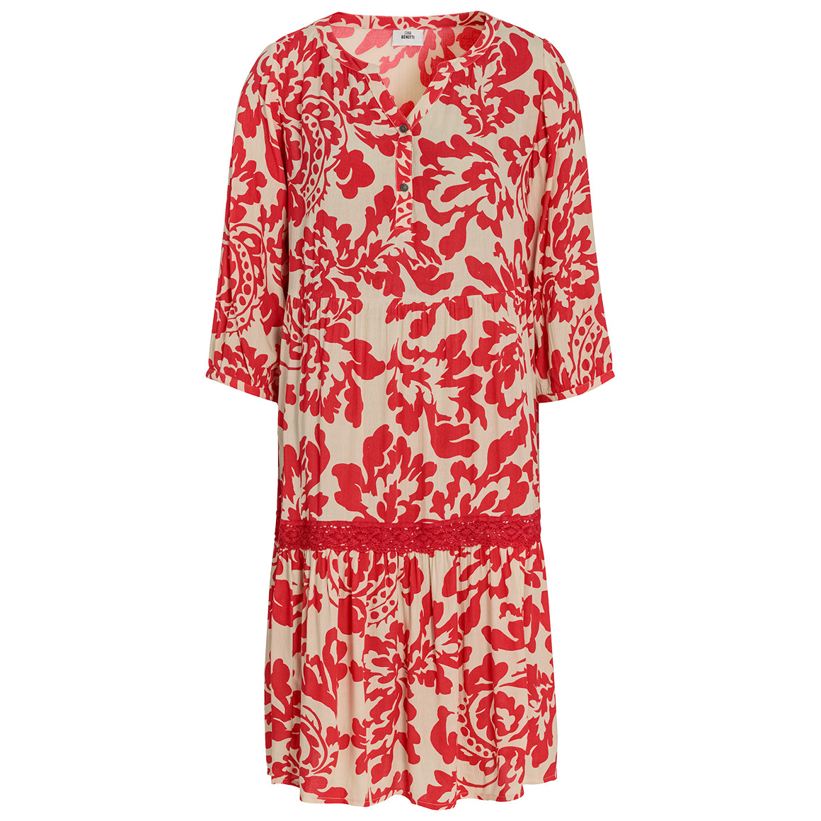 Damen Kleid mit Serafino-Ausschnitt Damen Kleid mit Serafino-Ausschnitt von Gina Benotti