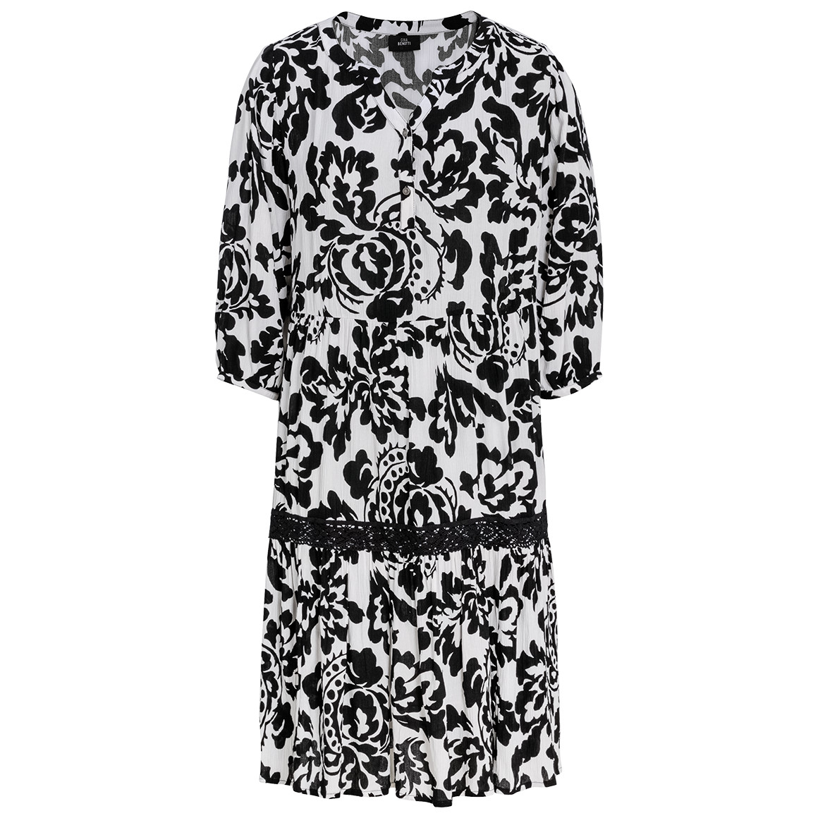 Damen Kleid mit Serafino-Ausschnitt Damen Kleid mit Serafino-Ausschnitt von Gina Benotti