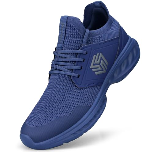 Giniros Turnschuhe Sportschuhe Laufschuhe Damen Sneaker Running Tennis Walking Schuhe Hallenschuhe Freizeitschuhe Straßenlaufschuhe Outdoor rutschfeste Leichte Fitness Jogging Jungen Blau 37 EU von Giniros