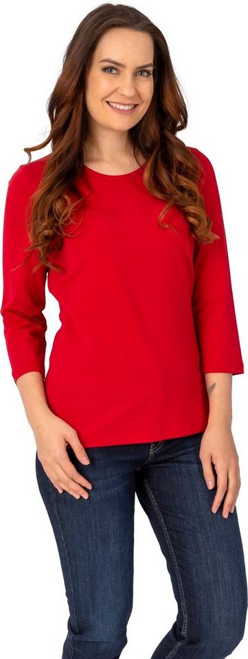 Gio Milano 3/4-Arm-Shirt G25-1127 Basic-Shirt von Gio Milano