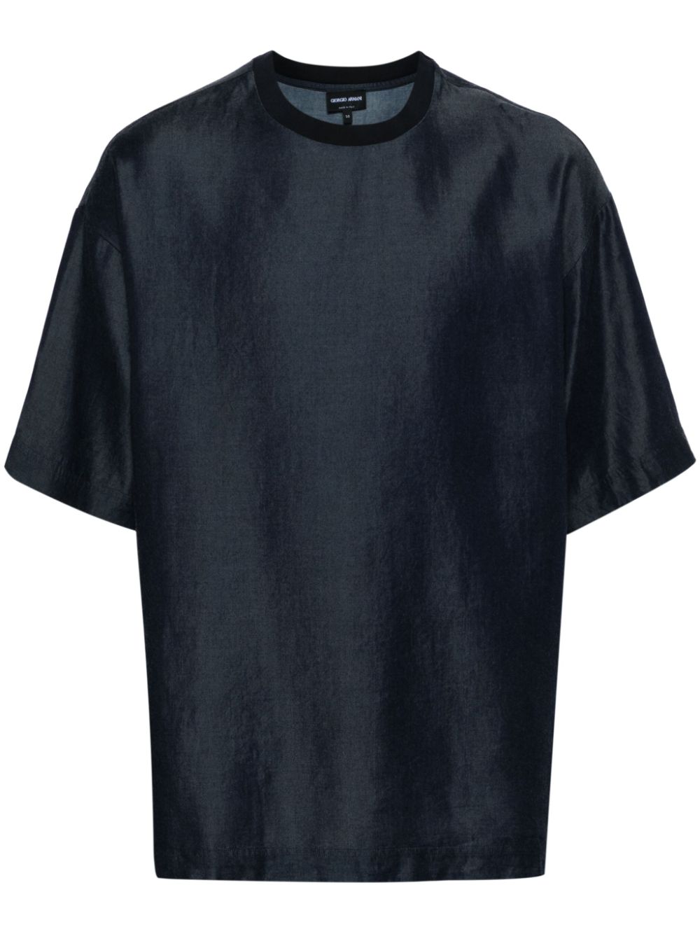 Giorgio Armani Jeans-T-Shirt mit Logo-Stickerei - Blau von Giorgio Armani