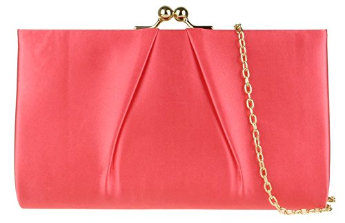 Girly Handbags Ball Haken Clutch-Bag (Koralle) von Girly Handbags