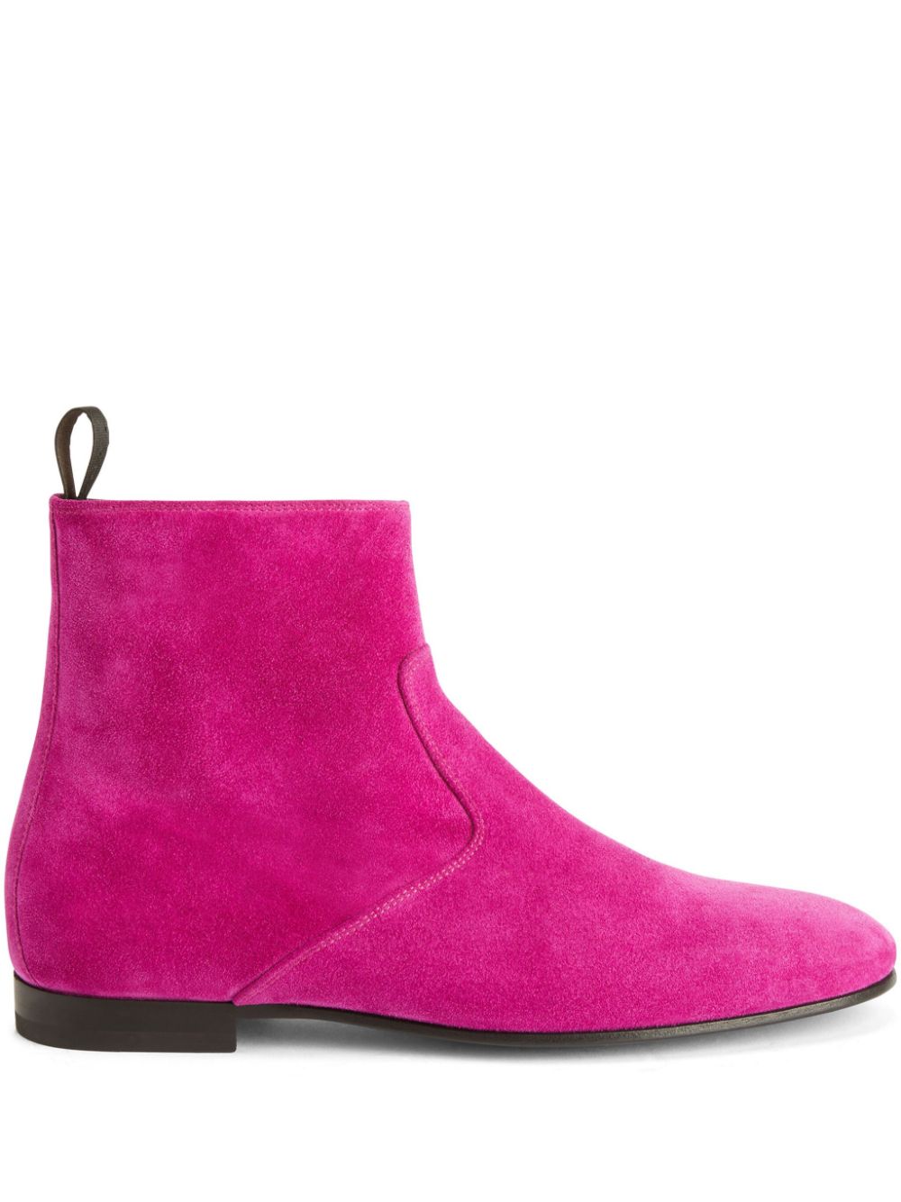 Giuseppe Zanotti Stiefel aus Wildleder - Rosa von Giuseppe Zanotti