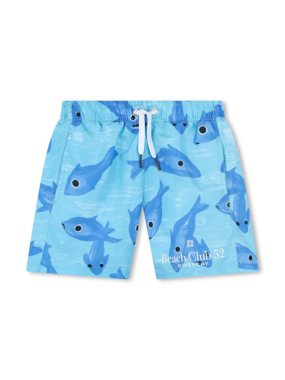 Givenchy Kids Badeshorts mit grafischem Print - Blau von Givenchy Kids