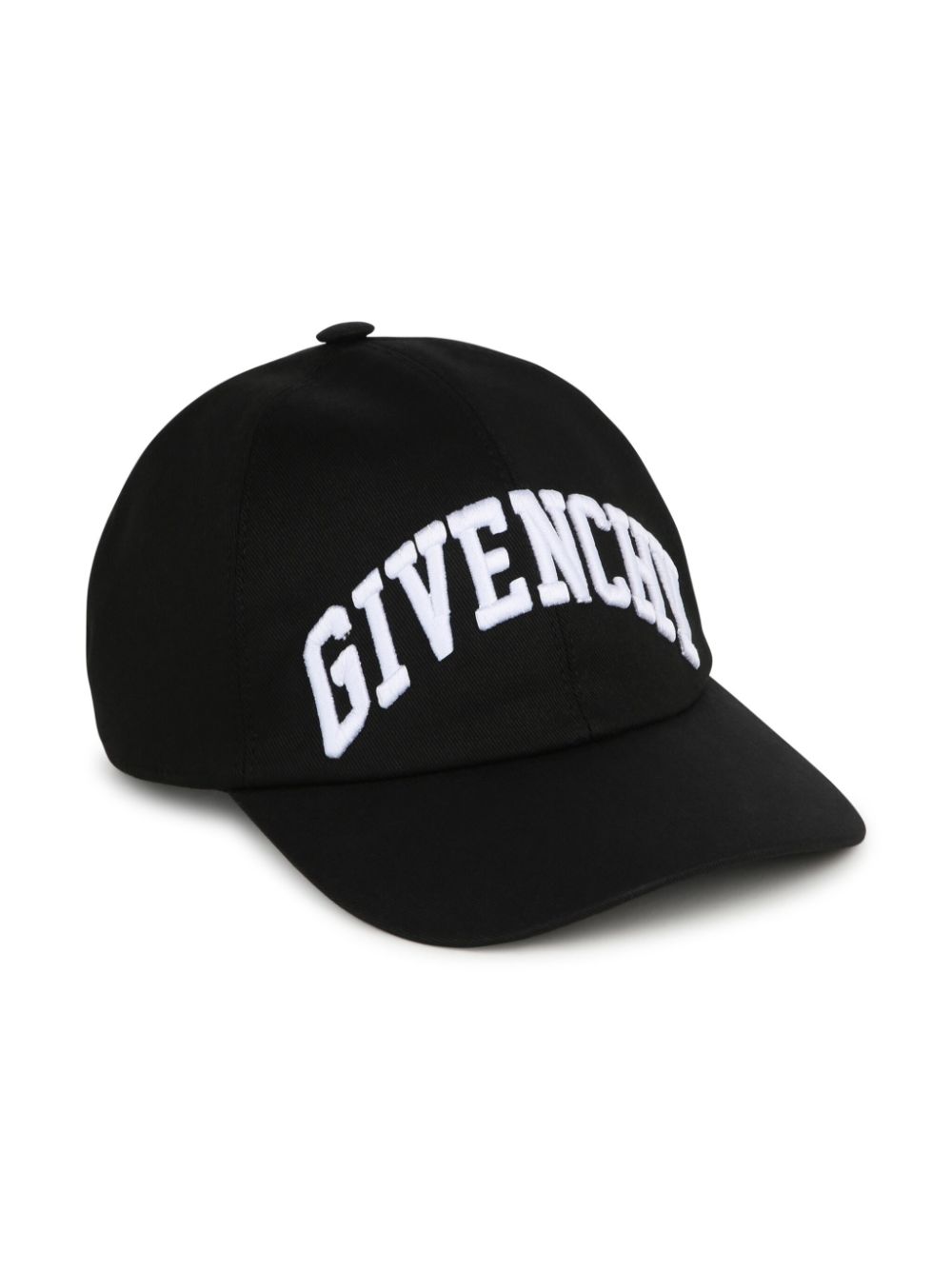 Givenchy Kids Baseballkappe mit Logo-Stickerei - Schwarz von Givenchy Kids