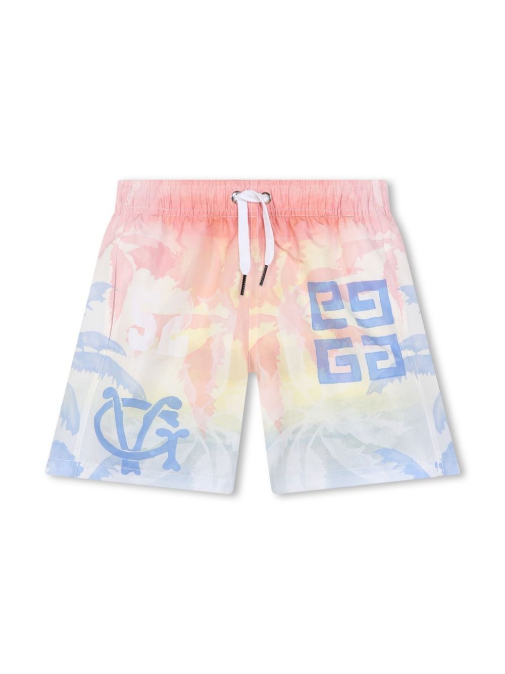 Givenchy Kids Batik-Badeshorts mit 4G-Print - Blau von Givenchy Kids