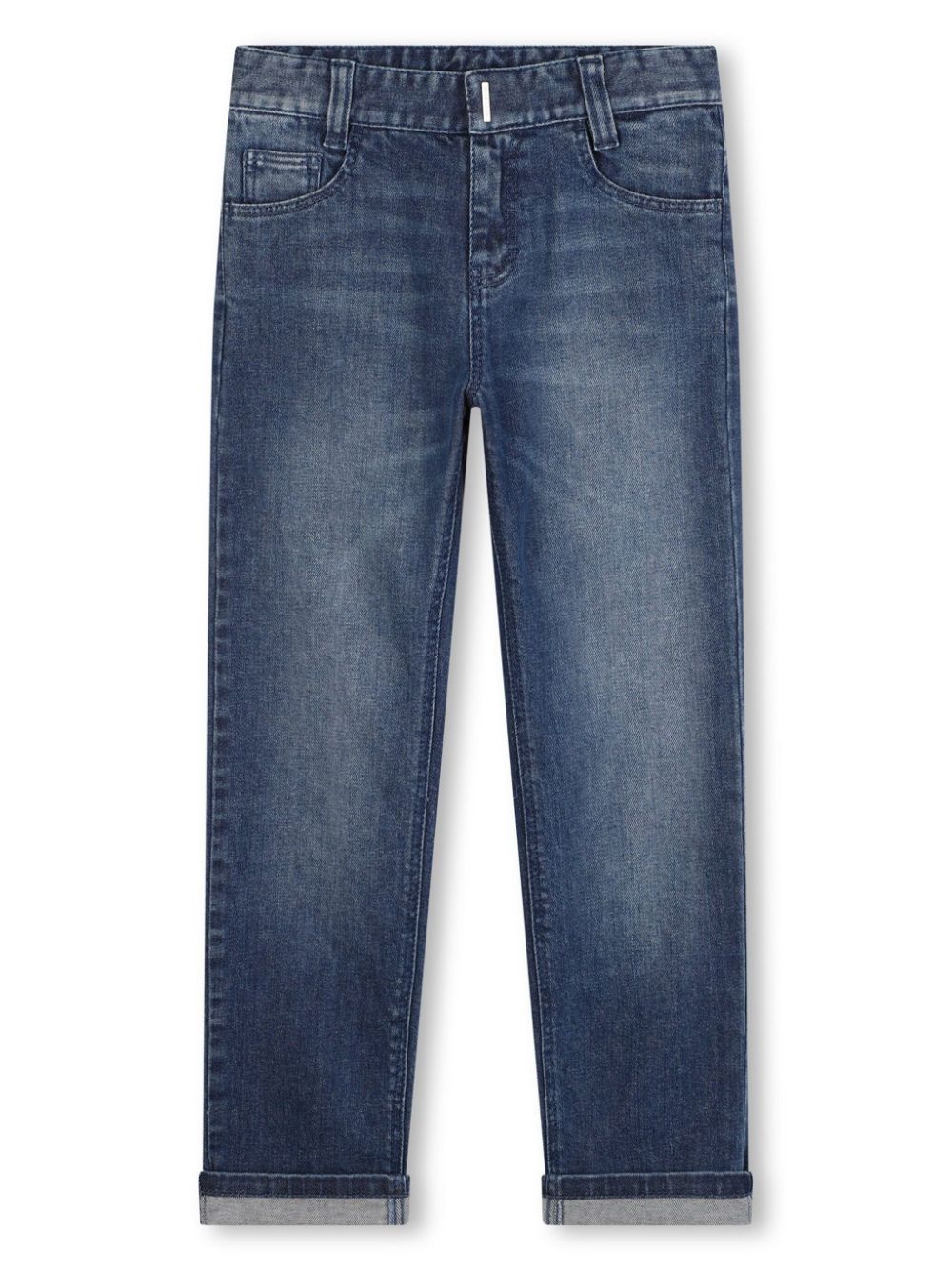 Givenchy Kids Gerade Jeans mit 4G-Print - Blau von Givenchy Kids