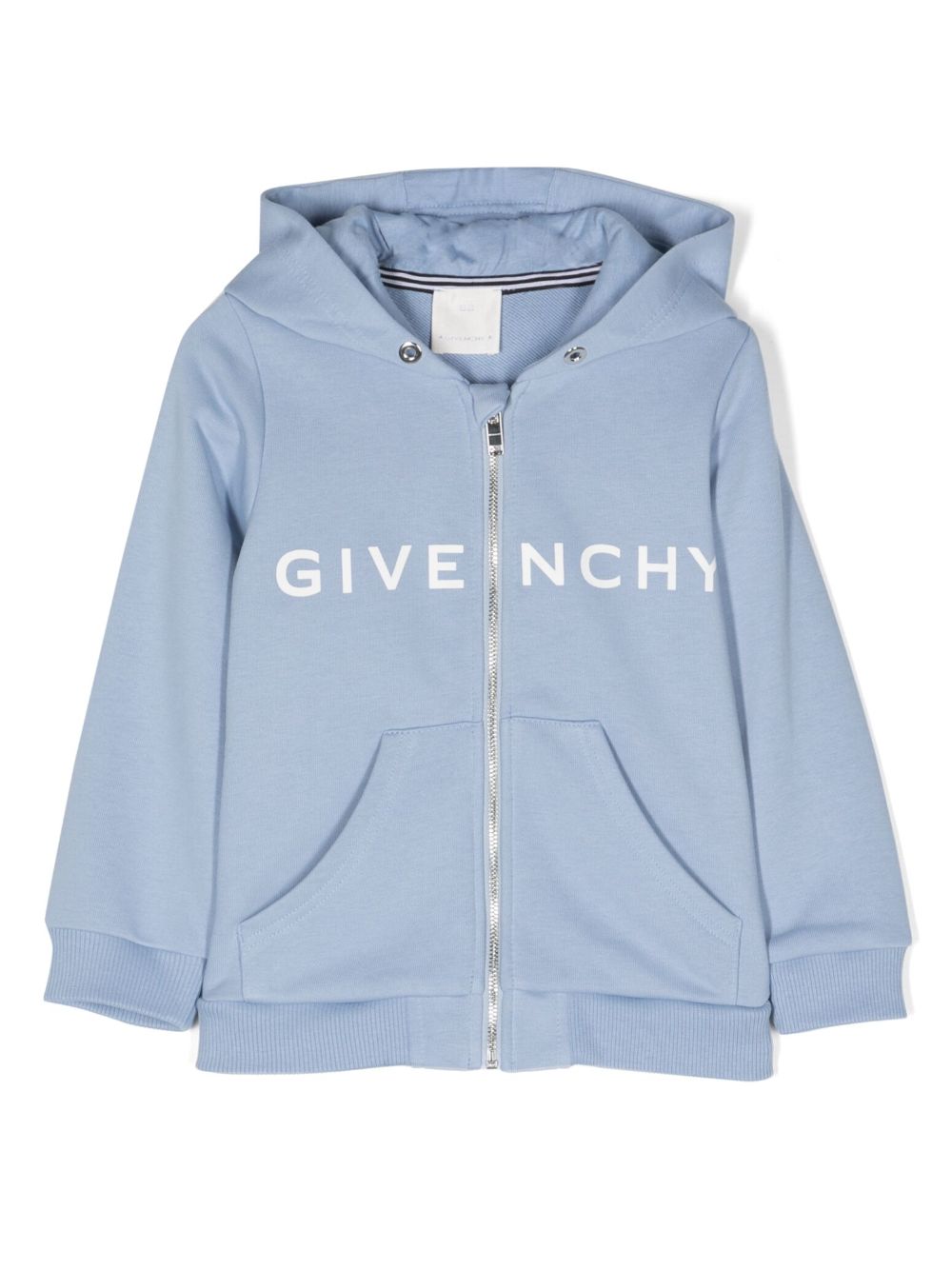 Givenchy Kids Hoodie mit Logo-Print - Blau von Givenchy Kids