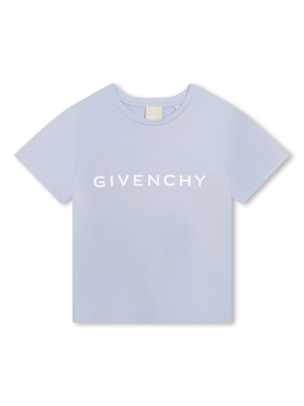 Givenchy Kids T-Shirt mit Logo-Print - Blau von Givenchy Kids