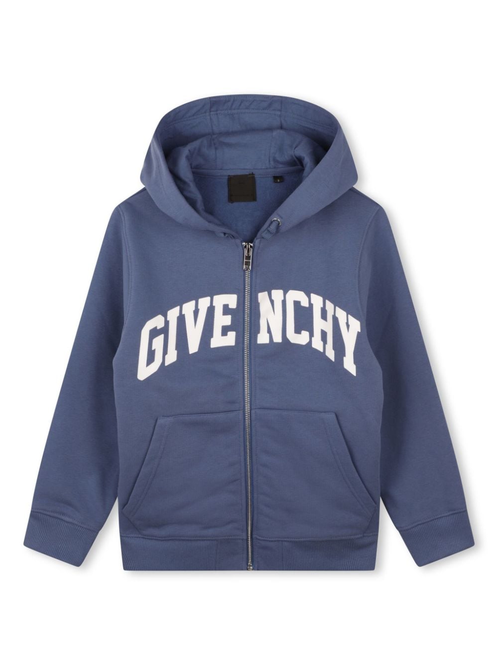 Givenchy Kids Kapuzenjacke mit Logo-Print - Blau von Givenchy Kids