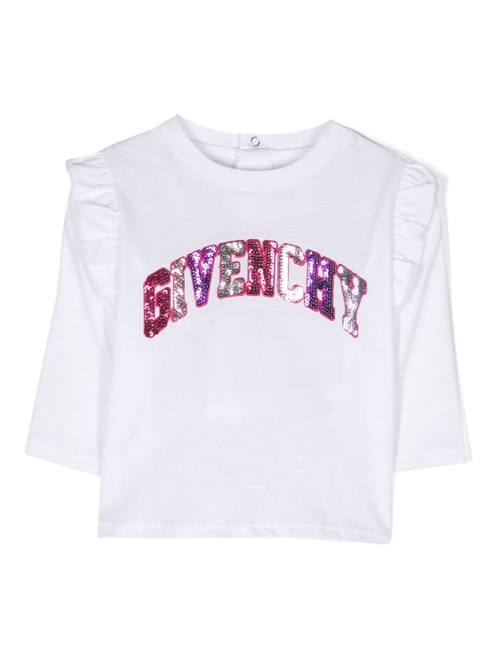 Givenchy Kids T-Shirt mit Pailletten - Weiß von Givenchy Kids