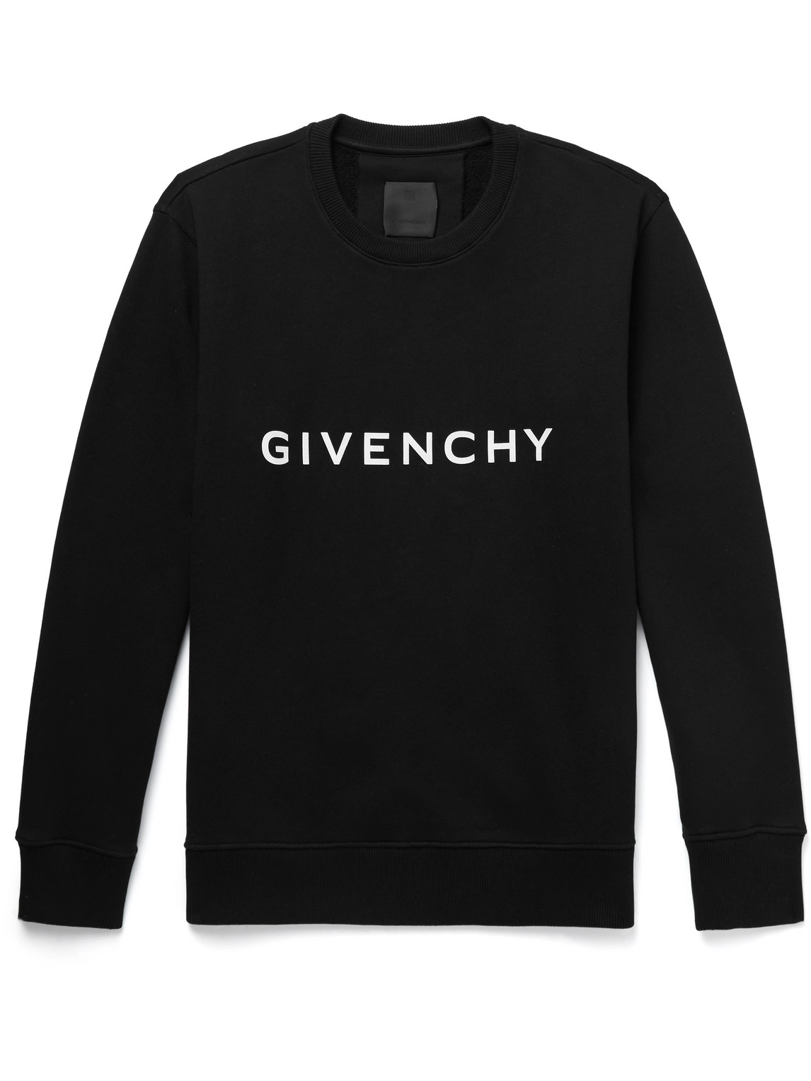 Givenchy - Logo-Print Cotton-Jersey Sweatshirt - Men - Black - XXL von Givenchy
