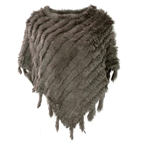 Glamexx24 Topstyle Damen Weste Echtfell Poncho Kaninchen Hasenfell - Luxuriöser Pelzponcho für stilvolle Frauen Glamexx24 Topstyle Damen Weste Echtfell Poncho Kaninchen Hasenfell - Luxuriöser Pelzponcho für stilvolle Frauen von Glamexx24
