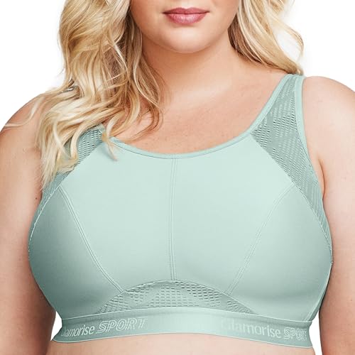 Glamorise Große Größen Plusgröße Atmungsaktiver Mesh-Sport-BH ohne Bügel Nr. 1068, Jade, 85D Glamorise Große Größen Plusgröße Atmungsaktiver Mesh-Sport-BH ohne Bügel Nr. 1068, Jade, 85D von Glamorise