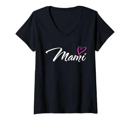 Damen Geschenk für Mama mit rosa Herz, lustiges Geschenk für Tante Oma T-Shirt mit V-Ausschnitt Damen Geschenk für Mama mit rosa Herz, lustiges Geschenk für Tante Oma T-Shirt mit V-Ausschnitt von Glorious Grandma Names