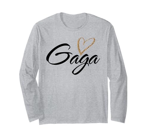 Gaga mit Leopardenmuster Herz Spaß Tante Oma Mama Geschenk Langarmshirt Gaga mit Leopardenmuster Herz Spaß Tante Oma Mama Geschenk Langarmshirt von Glorious Grandma Names
