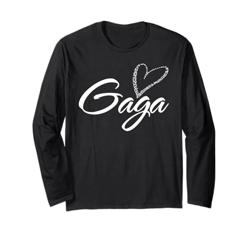 Gaga mit Leopardenmuster Herz Spaß Tante Oma Mama Geschenk Langarmshirt Gaga mit Leopardenmuster Herz Spaß Tante Oma Mama Geschenk Langarmshirt von Glorious Grandma Names