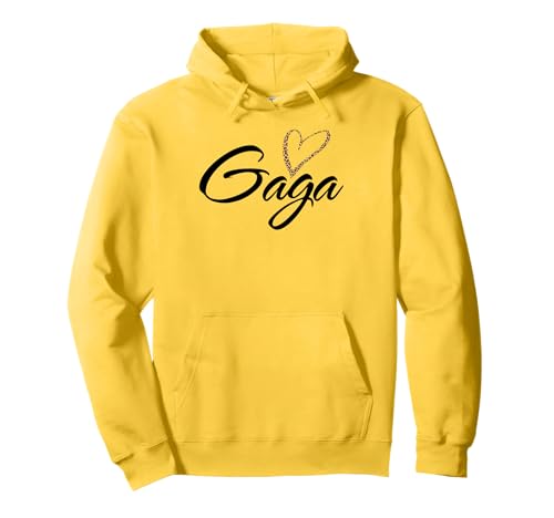 Gaga mit Leopardenmuster Herz Spaß Tante Oma Mama Geschenk Pullover Hoodie Gaga mit Leopardenmuster Herz Spaß Tante Oma Mama Geschenk Pullover Hoodie von Glorious Grandma Names