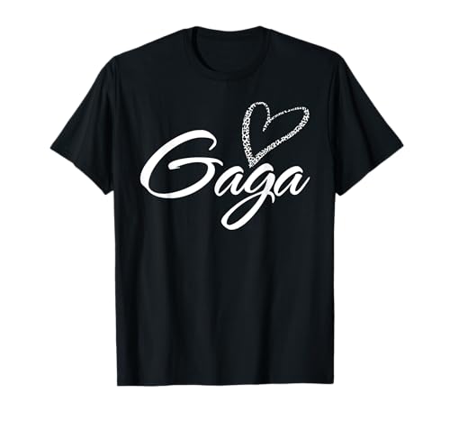 Gaga mit Leopardenmuster Herz Spaß Tante Oma Mama Geschenk T-Shirt Gaga mit Leopardenmuster Herz Spaß Tante Oma Mama Geschenk T-Shirt von Glorious Grandma Names