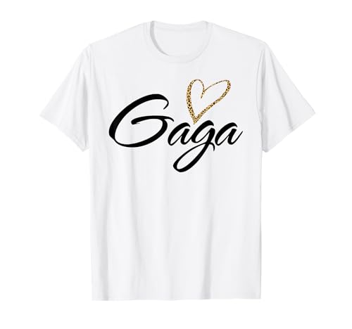 Gaga mit Leopardenmuster Herz Spaß Tante Oma Mama Geschenk T-Shirt Gaga mit Leopardenmuster Herz Spaß Tante Oma Mama Geschenk T-Shirt von Glorious Grandma Names