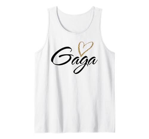 Gaga mit Leopardenmuster Herz Spaß Tante Oma Mama Geschenk Tank Top Gaga mit Leopardenmuster Herz Spaß Tante Oma Mama Geschenk Tank Top von Glorious Grandma Names