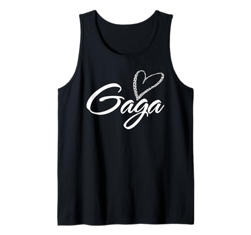 Gaga mit Leopardenmuster Herz Spaß Tante Oma Mama Geschenk Tank Top Gaga mit Leopardenmuster Herz Spaß Tante Oma Mama Geschenk Tank Top von Glorious Grandma Names