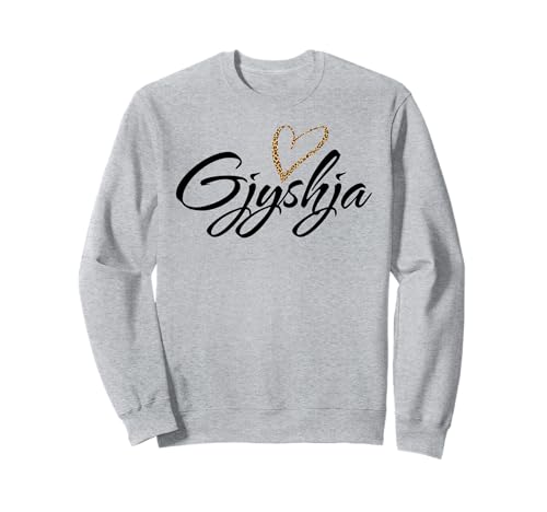 Gjyshja mit Leopardenmuster Herz Spaß Tante Oma Mama Geschenk Sweatshirt Gjyshja mit Leopardenmuster Herz Spaß Tante Oma Mama Geschenk Sweatshirt von Glorious Grandma Names