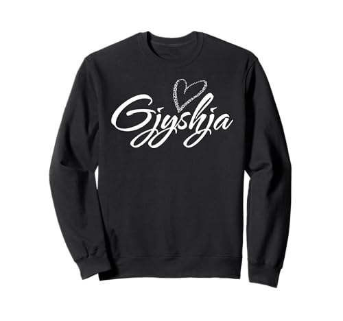 Gjyshja mit Leopardenmuster Herz Spaß Tante Oma Mama Geschenk Sweatshirt Gjyshja mit Leopardenmuster Herz Spaß Tante Oma Mama Geschenk Sweatshirt von Glorious Grandma Names