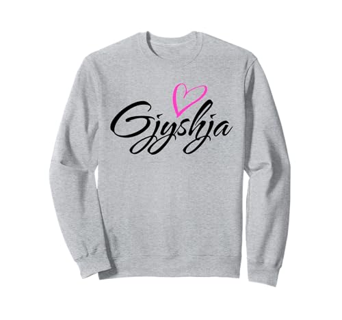 Gjyshja mit rosa Herz Spaß Tante Oma Mama Geschenk Sweatshirt Gjyshja mit rosa Herz Spaß Tante Oma Mama Geschenk Sweatshirt von Glorious Grandma Names