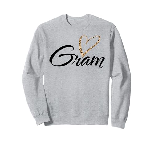 Gram mit Leopardenmuster Herz Spaß Tante Oma Mama Geschenk Sweatshirt Gram mit Leopardenmuster Herz Spaß Tante Oma Mama Geschenk Sweatshirt von Glorious Grandma Names