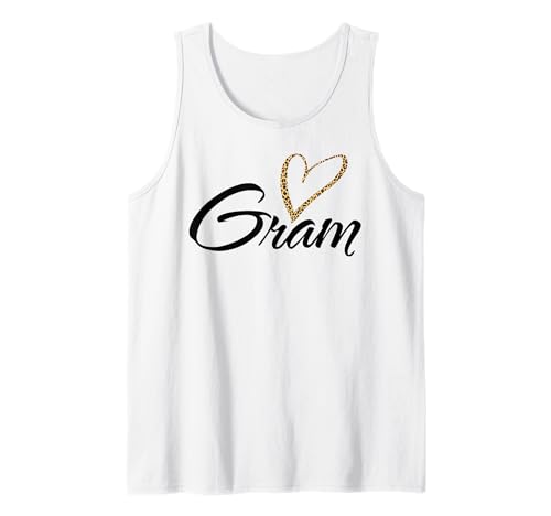 Gram mit Leopardenmuster Herz Spaß Tante Oma Mama Geschenk Tank Top Gram mit Leopardenmuster Herz Spaß Tante Oma Mama Geschenk Tank Top von Glorious Grandma Names