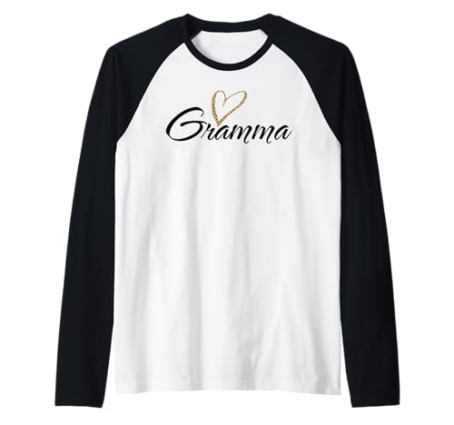Gramma mit Leopardenmuster Herz Fun Tante Oma Mama Geschenk Raglan Gramma mit Leopardenmuster Herz Fun Tante Oma Mama Geschenk Raglan von Glorious Grandma Names