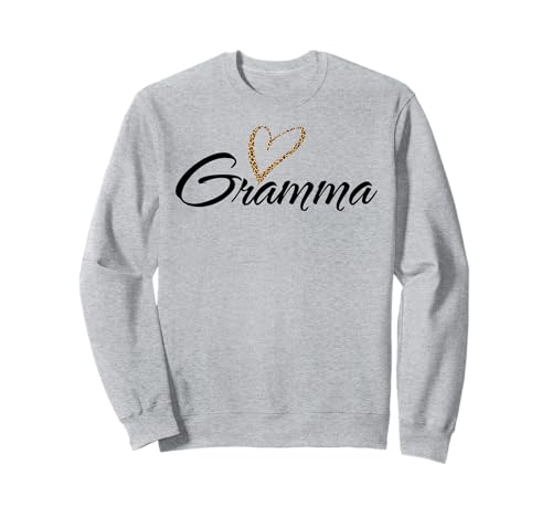 Gramma mit Leopardenmuster Herz Fun Tante Oma Mama Geschenk Sweatshirt Gramma mit Leopardenmuster Herz Fun Tante Oma Mama Geschenk Sweatshirt von Glorious Grandma Names