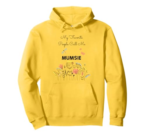 My Favorite People Call Me Mumsie Floral Oma Mama Geschenk Pullover Hoodie My Favorite People Call Me Mumsie Floral Oma Mama Geschenk Pullover Hoodie von Glorious Grandma Names