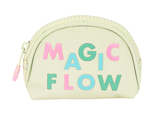 Glowlab Magic Flow Geldbörse, kleine Geldbörse, XS, bequem und vielseitig, Qualität und Stärke, 9,5 x 3 x 8 cm, Beige, beige, Estándar, Lässig von Glowlab