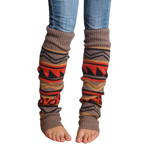Damen Stulpen Lange Gestrickt Beinstulpen Beinwärmer Overknee Winter Warme Crochet Stricken Kniestrümpfe Legwarmers Strümpfe Knöchelwärmer Weich Tanzstulpen Ballettstulpen Stiefel (Khaki, One Size) Damen Stulpen Lange Gestrickt Beinstulpen Beinwärmer Overknee Winter Warme Crochet Stricken Kniestrümpfe Legwarmers Strümpfe Knöchelwärmer Weich Tanzstulpen Ballettstulpen Stiefel (Khaki, One Size) von Glücksvogel