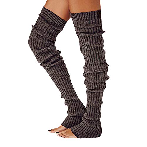 Stulpen Damen Bein Warme Vintage Winter Stricken Beinstulpen Beinwärmer Legwärmer Strümpfe 80er Jahre Overknees Grobstrickstulpen Lange Warmers Socken Kniestrümpfe für Frauen Mädchen von Glücksvogel