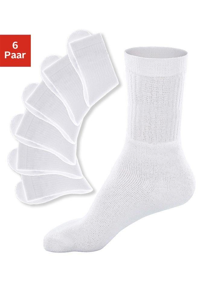 Go in Tennissocken (Packung, 6-Paar) mit geripptem Schaft von Go in