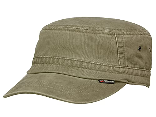 Göttmann Santiago Army Cap mit UV-Schutz aus Baumwolle - Khaki (75) - 62 cm von Göttmann