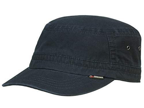 Göttmann Santiago Army Cap mit UV-Schutz aus Baumwolle - Marine (55) - 59 cm von Göttmann