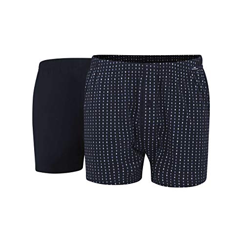 Götzburg Herren Shorts Boxershorts, Blau (Navy-Navy 8429), X-Large (Herstellergröße: 7) (2er Pack) von Götzburg